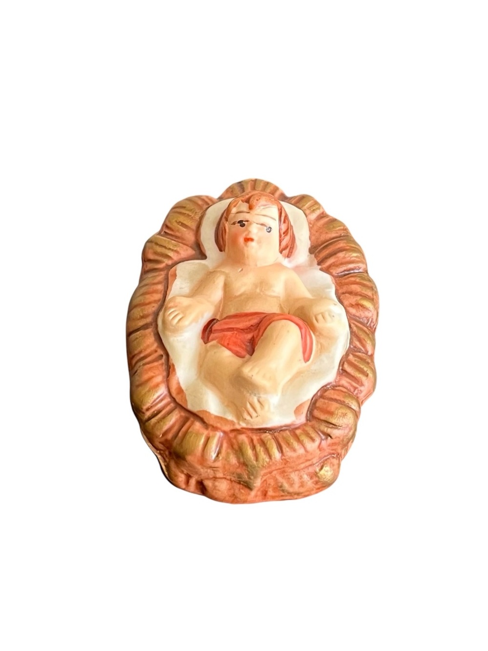 Ashland Classic Nativity Baby Jesus Manger Ceramic Figurine Replacement Piece